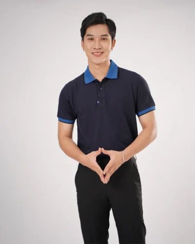 Alternative view of Áo Polo Nam BlueKite Basic Cotton