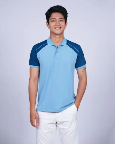 Alternative view of Áo Polo Nam BlueKite Phối Vai Casual