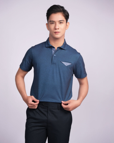 Alternative view of Áo Polo Nam Casual Basic Pocket