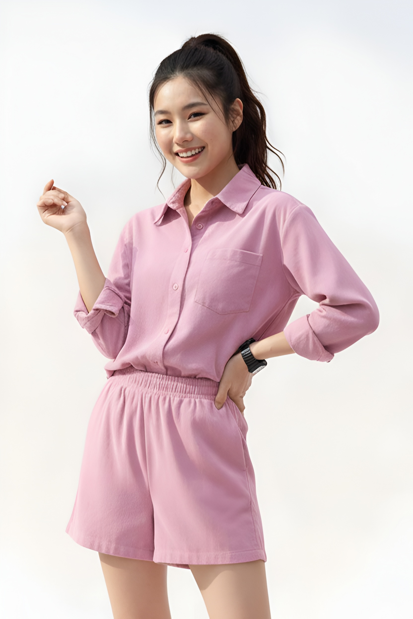 Set Đồ Nữ Cổ Sơ Mi Tay Dài - Ảnh 14