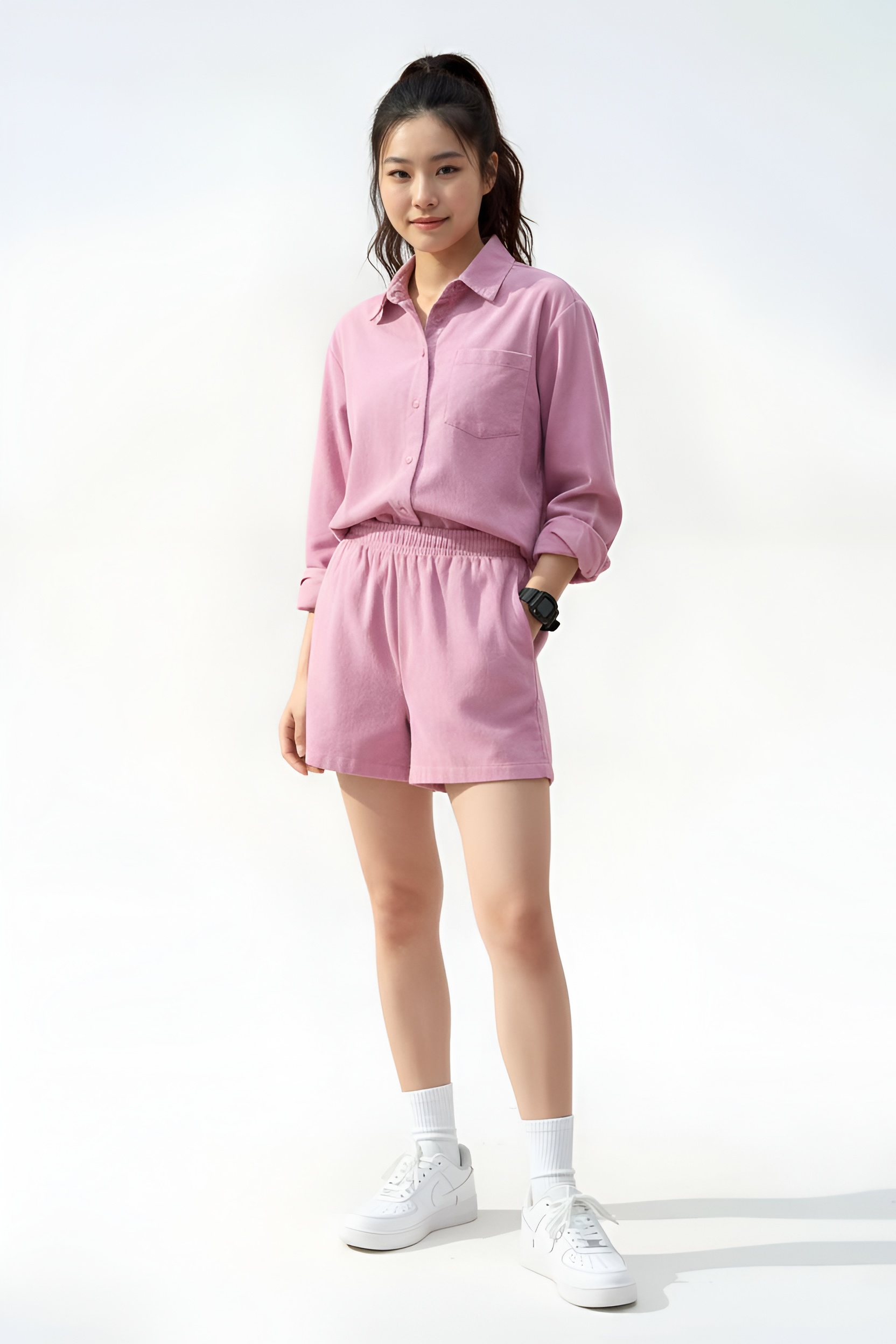 Set Đồ Nữ Cổ Sơ Mi Tay Dài - Ảnh 16