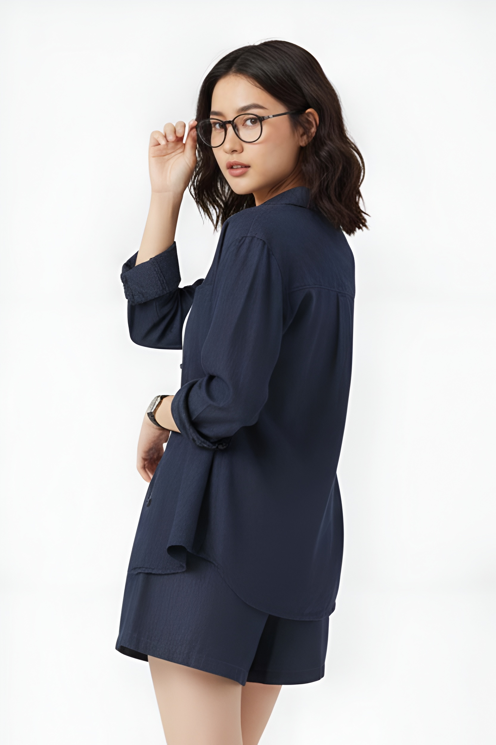 Set Đồ Nữ Cổ Sơ Mi Tay Dài - Ảnh 9