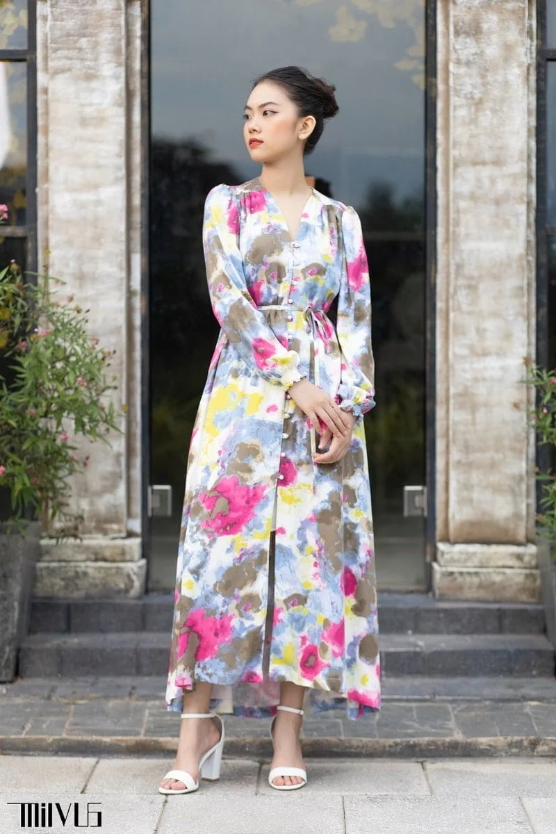 Đầm trắng cổ sơ mi xẻ đùi đi chơi dạo phố Nahouse váy tay ngắn cổ trụ gân  tăm thiết kế đẹp xinh xắn và sang trọng | Shopee Việt Nam