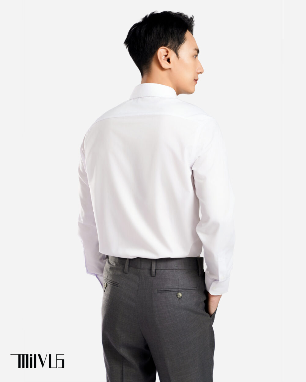 Áo Sơ Mi Trắng Có Túi Không Nhăn MVC024 - Hình ảnh 4