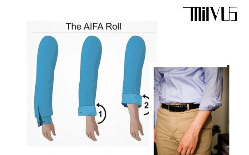 Kiểu xắn tay áo AIFA Roll