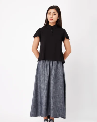 Alternative view of Áo Polo Nữ Thời Trang Crop Top