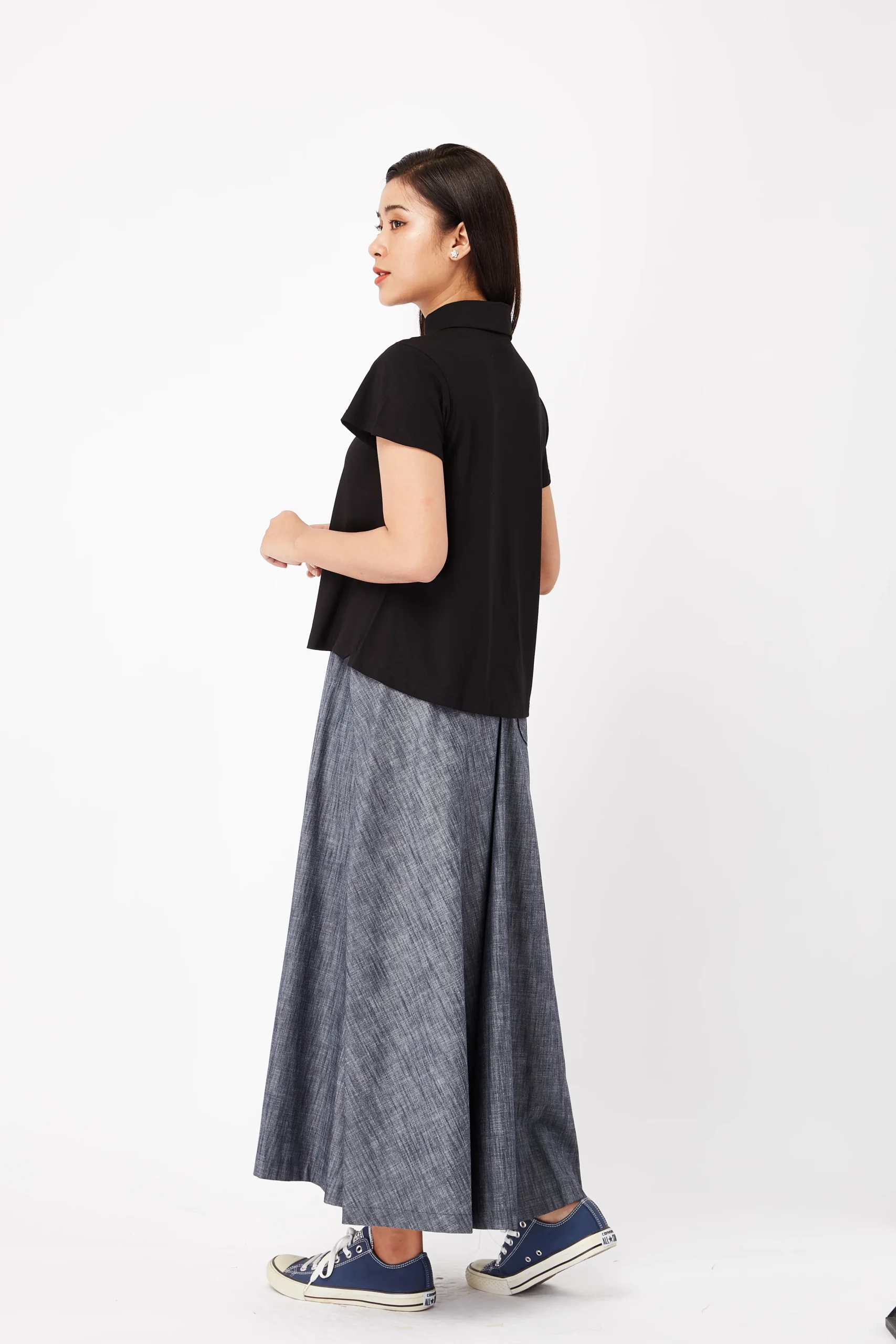Áo Polo Nữ Thời Trang Crop Top - Ảnh 6