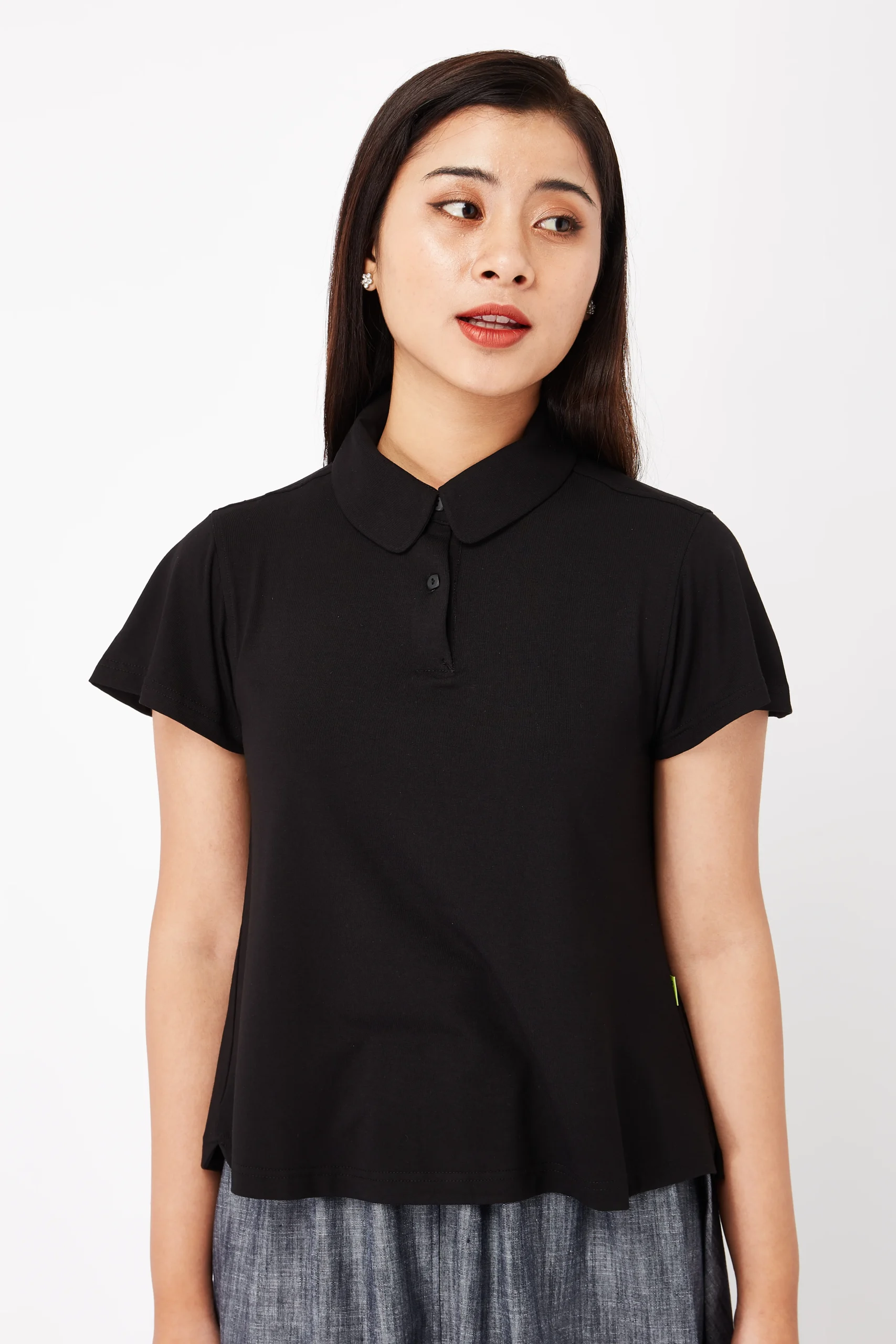 Áo Polo Nữ Thời Trang Crop Top - Ảnh 3