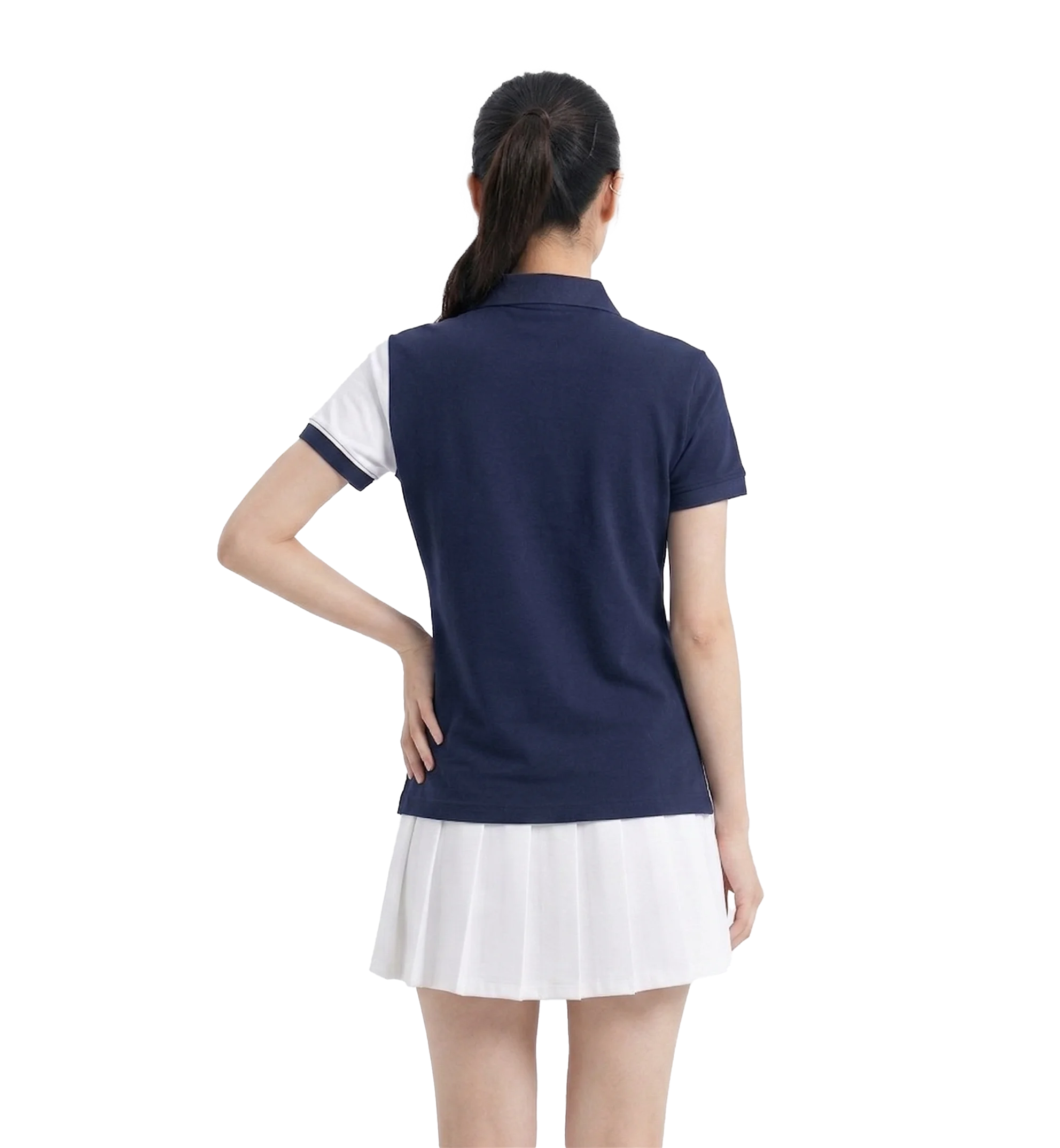 Áo Polo Nữ Triple-Tones Casual - Ảnh 4