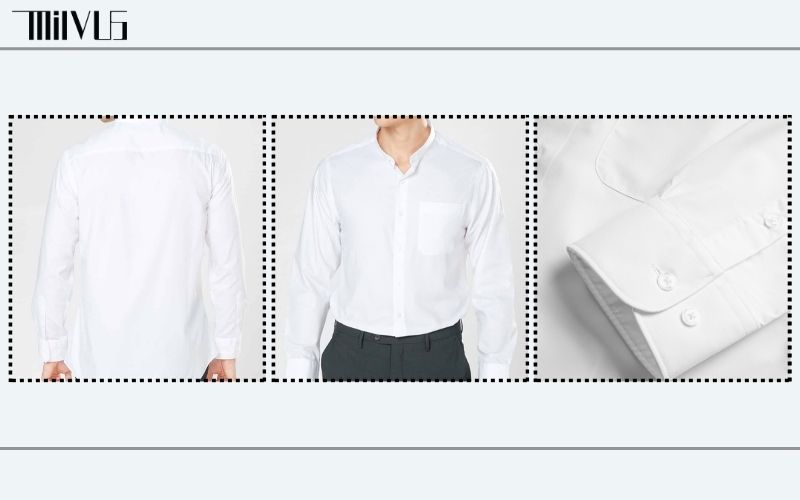 Những mẫu áo sơ mi trắng tay dài lịch lãm cho nam giới
