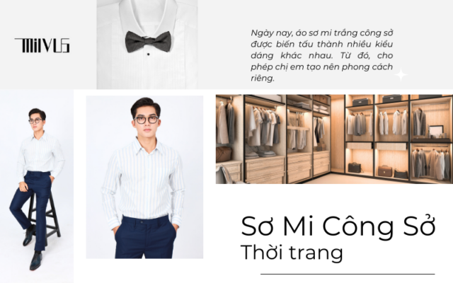 Áo sơ mi trắng công sở