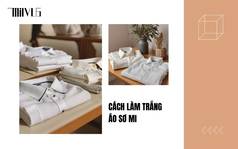 cách làm trắng áo sơ mi