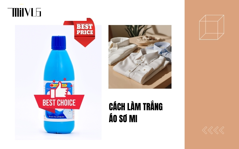 cách làm trắng áo sơ mi