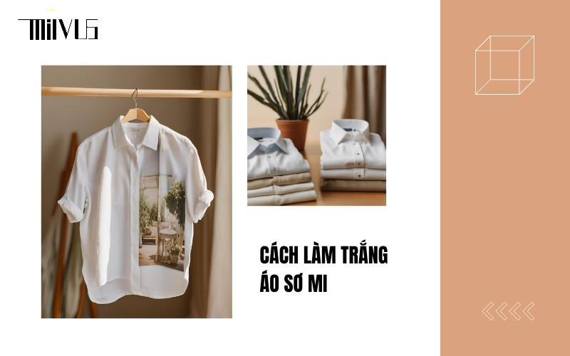 cách làm trắng áo sơ mi