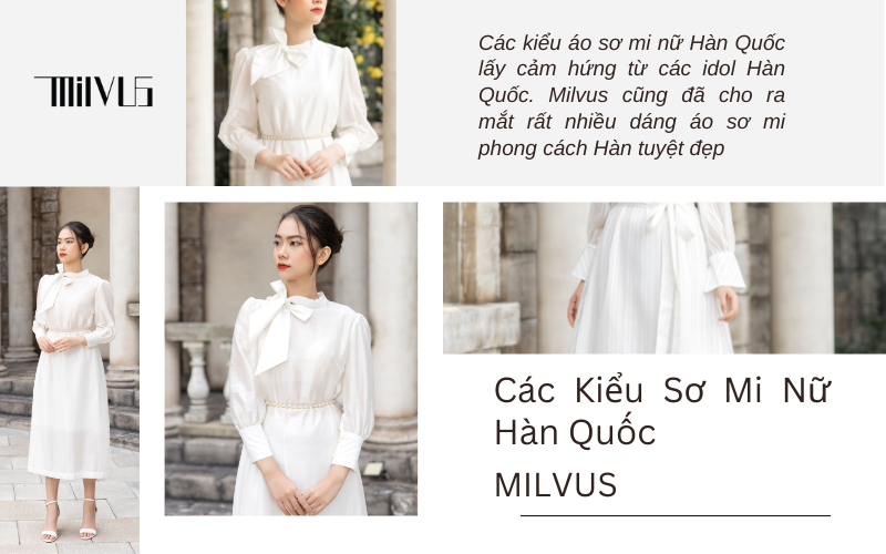 các kiểu áo sơ mi nữ hàn quốc