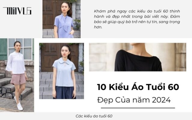 Các kiểu áo tuổi 60