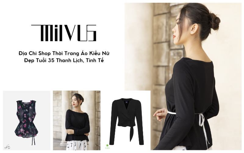 Áo kiểu nữ đẹp tuổi 35