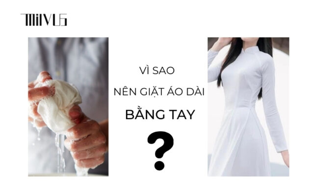 Cách giặt áo dài