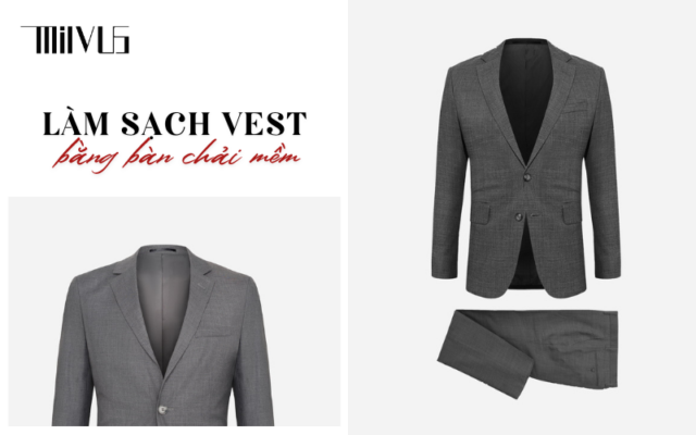 Cách giặt áo vest