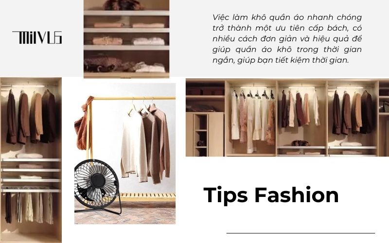 Cách làm quần áo khô nhanh trong 5 phút