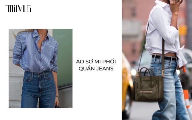 Cách phối đồ nữ đi chơi với quần jean