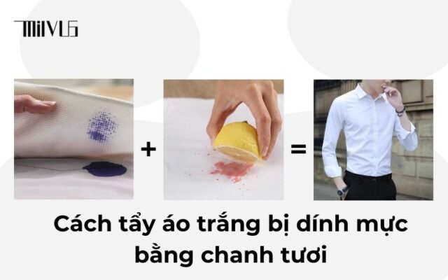 Cách tẩy áo trắng bị dính mực lâu ngày