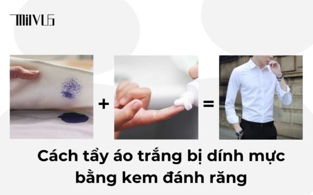 Cách tẩy áo trắng bị dính mực lâu ngày