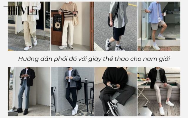 Phối đồ với giày thể thao