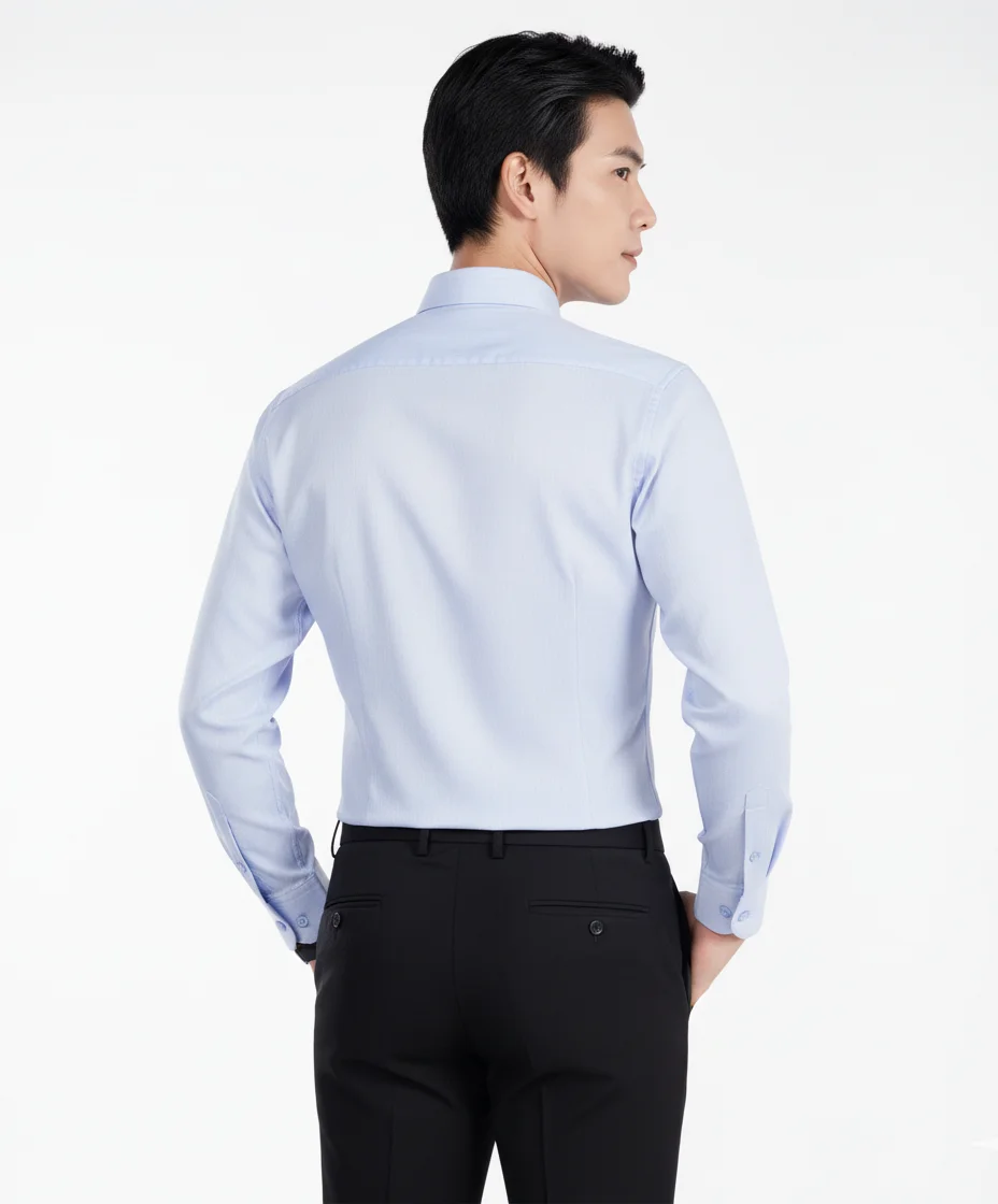 Áo Sơ Mi Minimal Pocket Cổ Pháp - Ảnh 4