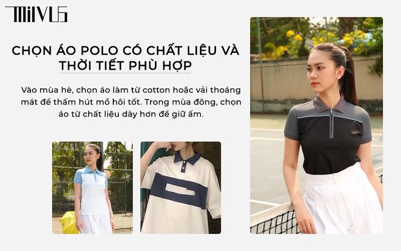 Áo polo nữ form rộng có cổ