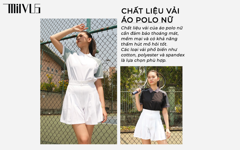 Áo polo nữ mặc với quần gì