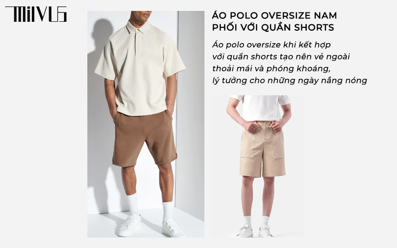 áo polo oversize nam