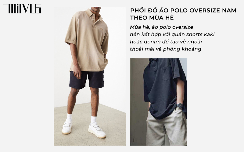 áo polo oversize nam