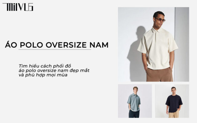 áo polo oversize nam