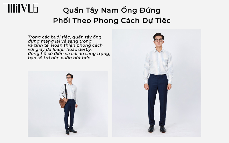 quần tây nam ống đứng