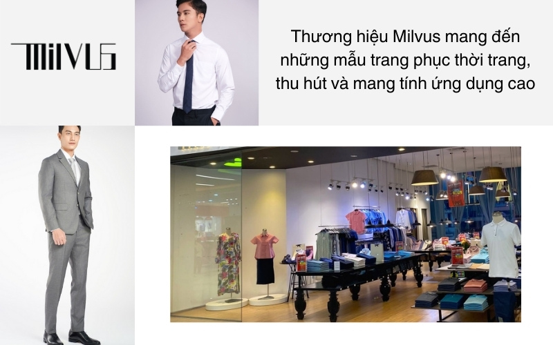 Thương hiệu Milvus mang đến những mẫu trang phục thời trang, thu hút và mang tính ứng dụng cao