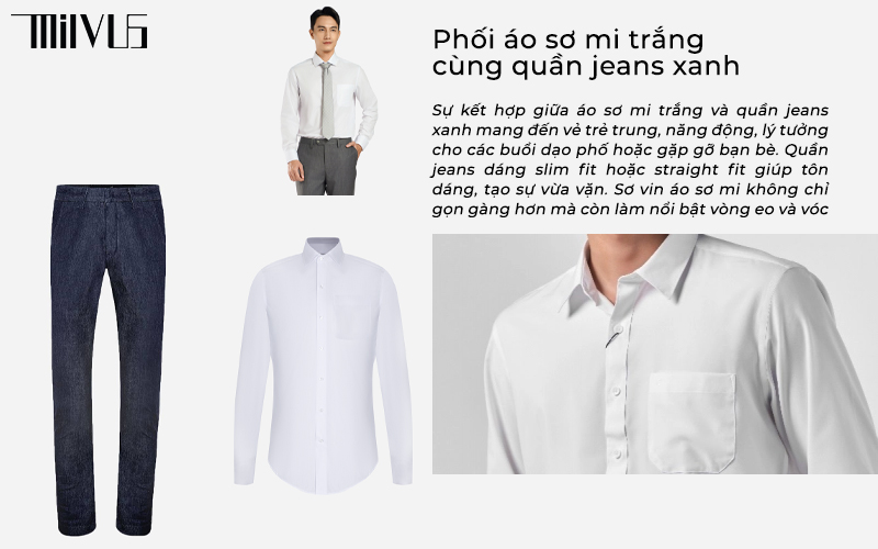 Cách Phối Áo Sơ Mi