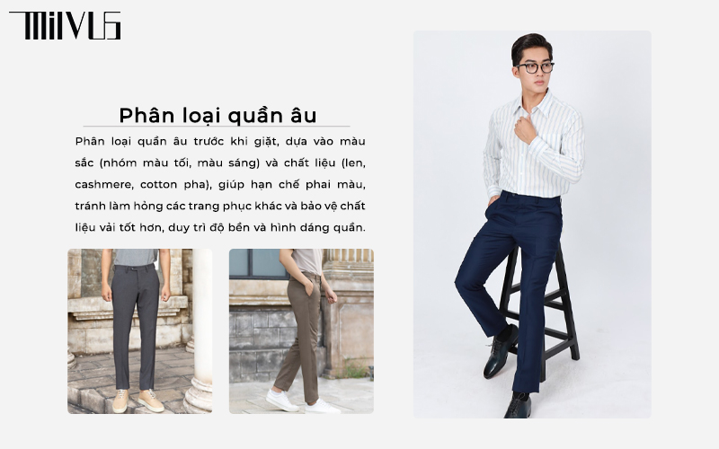 Phân loại quần âu