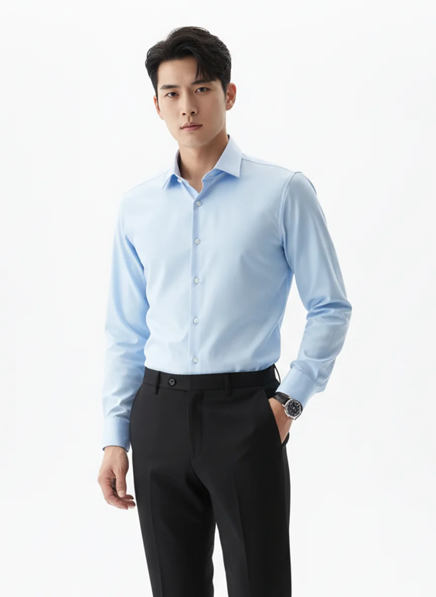 Áo Sơ Mi Classic Blue Slimfit - Ảnh 2