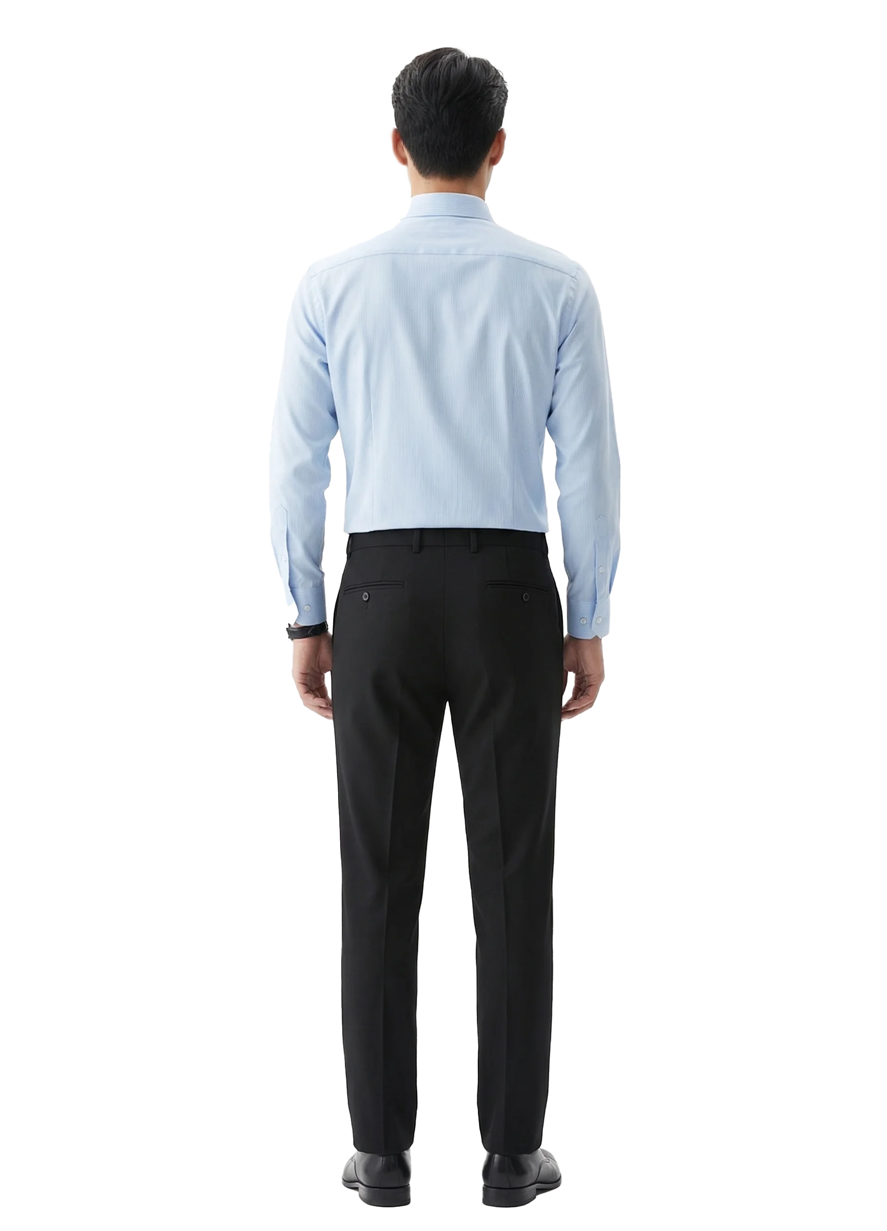 Áo Sơ Mi Classic Blue Slimfit - Ảnh 4