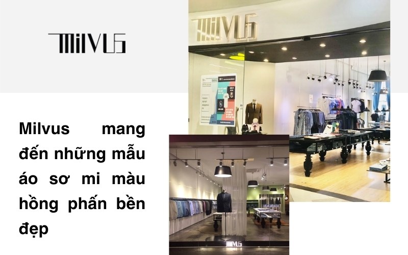 Milvus mang đến những mẫu áo sơ mi màu hồng phấn bền đẹp