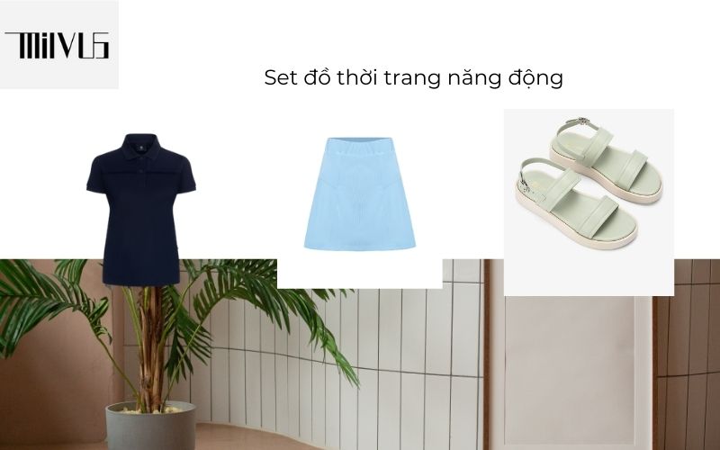 Năng động nhưng không kém phần trẻ trung cho nữ