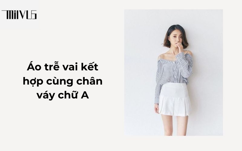 Năng động và trẻ trung là hai tính từ miêu tả bộ outfit này