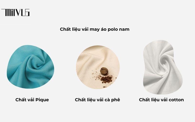 Chất liệu may áo polo nam