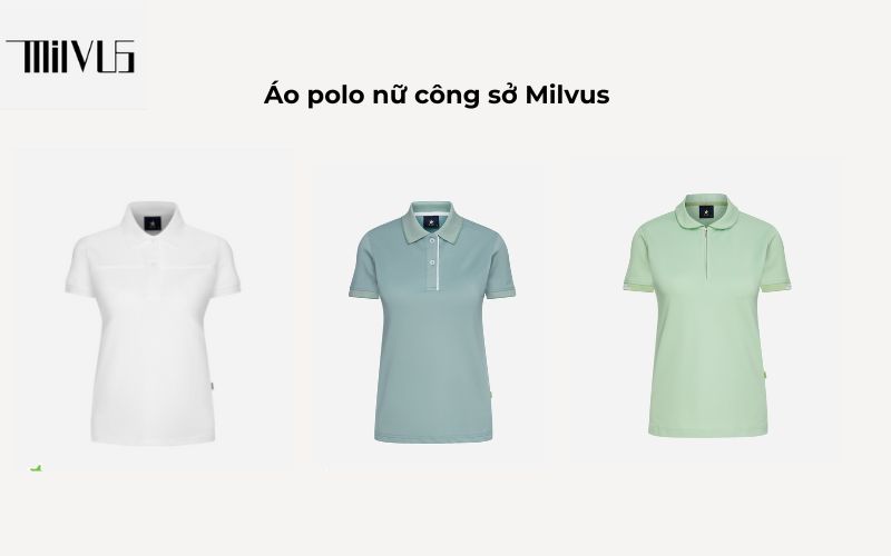 Áo polo nữ công sở cao cấp Milvus 