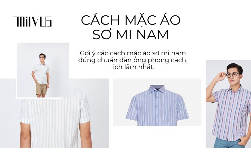 mặc áo sơ mi đúng cách