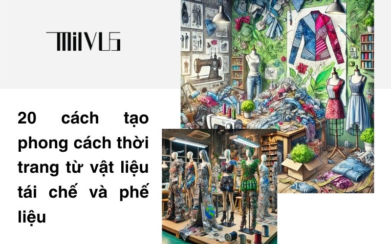 thời trang từ vật liệu tái chế