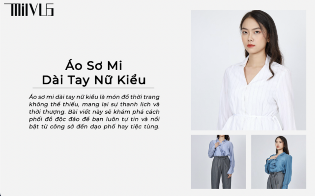 Hướng Dẫn Phối Đồ Với Áo Sơ Mi Dài Tay Nữ Kiểu Thanh Lịch Và Thời Thượng