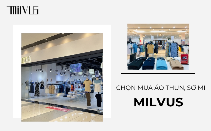 Mua đồ phối áo sơ mi với áo thun tay dài chất lượng tại Milvus