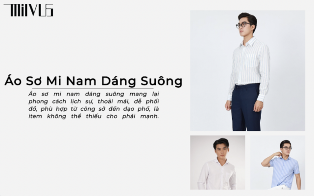 áo sơ mi nam dáng suông